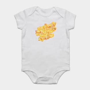 Power is Pizza Baby Bodysuit